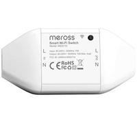 Meross Interruptor Universal Inteligente, Interruptor Inteligente 10A DIY Compatible con Alexa, Google Home y SmartThings, Interruptor WiFi con Control de Voz, Control Remoto y Función de Tiempo