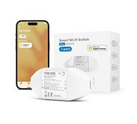Meross Interruptor Universal Inteligente, Interruptor WiFi Compatible con Apple HomeKit Siri, Alexa, Google Assistant y SmartThings, con Control de Voz, Control Remoto y Función de Tiempo