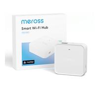 Meross Matter Gateway Hub, 110dB Domótica (Puerto de Red Física) 2,4 GHz, Puente Inteligente para Sistema de Alarma, Admite 32 Meross Dispositivos, Compatible con Apple HomeKit, Alexa, Google Home