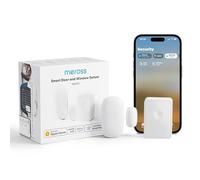 Meross Sensor Inteligente de Ventana de Puerta (concentrador Incluido), Mini Sensor de Contacto WiFi para Seguridad y automatización del hogar, alertas instantáneas, Compatible con Apple HomeKit