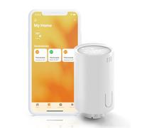Meross Termostato de Calefacción WiFi con HomeKit, Termostato Radiador Inteligente (Requiere Hub), Compatible con Siri, Alexa y Google, M30*1.5mm, 1 Pieza
