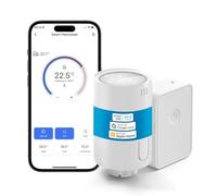 Meross Termostato de Radiador Inteligente con Hub, Termostato de Calefacción WiFi Compatible con HomeKit, Alexa y Google Home, Control por Voz, Automatización Programada, M30*1.5mm