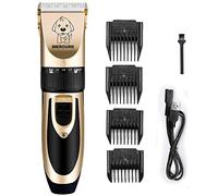 MEROURII Profesional Pet Cat Dog Hair Trimmer de pelo, recargable eléctrico perro pelo Clipper aseo máquina de afeitar Set mascotas corte de pelo uñas accesorios