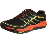 Merrell ALLOUT RUSH Scarpe da Corsa Trail Running Nero per Uomo Aegis, Multicolore (Mehrfarbig (BLACK/LANTERN), 49