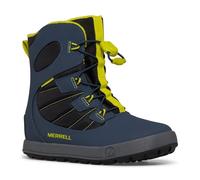 Merrell Botas de nieve unisex para niños 4.0 WTRPF, Azul marino y lima, 37 EU