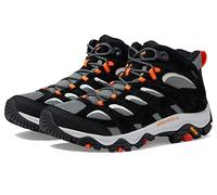 Merrell Botas de senderismo impermeables Moab 3 Mid para hombre, Negro/Mandarina, 44.5 EU