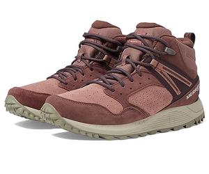 Merrell Botas de Senderismo Wildwood Mid LTR WP para Mujer, Marrón/Burlwood, 7