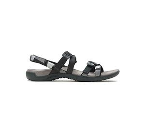 Merrell District 3 Backstrap Web, Sandalias Deportivas Mujer, Black, 39 EU
