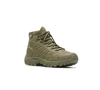 Merrell Men's Moab Velocity Tactical Mid Round Toe Waterproof Breathable Oil-and Slip-Resistant Boots Military, Dark Olive, 14