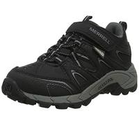 Merrell - Ml-light Tech Leather Quick Close Wp, Zapatillas de senderismo Unisex Niños, Negro (Black Black), 26 EU