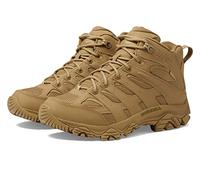 Merrell Moab 3 - Botas tácticas Impermeables para Hombre, Cuero Recubierto y Malla Superior, Zapatos Militares de Trabajo para Senderismo, Marrón (Dark Coyote), 46.5 EU
