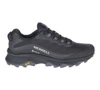 Merrell MOAB Speed GTX, Sneaker Mujer, Black/Asphalt, 40.5 EU