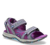Merrell Panther Sandal 2.0, Sandalia con Pulsera Unisex Niños, Rosa (Grey), 36 EU