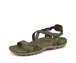 Merrell - Sandspur - Sandalias para mujer, color rosa, Verde (Verde oliva), 40 EU