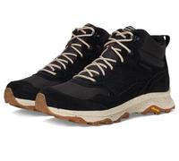 Merrell Speed Solo Mxd Mid Wp - Botas de senderismo para hombre, Negro/Musgo Oscuro, 41.5 EU