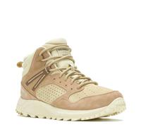 Merrell Wildwood Mid - Botas de Senderismo Impermeables de Piel para Mujer, Bronceado/caña, 36 EU
