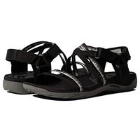 Merrell Women's Terran 3 Cush Lattice Sandal, Black, 8 Wide