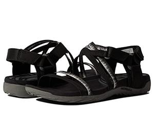 Merrell Women's Terran 3 Cush Lattice Sandal, Black, 8 Wide