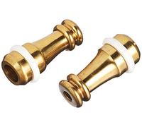 Merriway BH00748 Tira de cordón de 38 mm - latón Macizo (Paquete de 2), Dorado