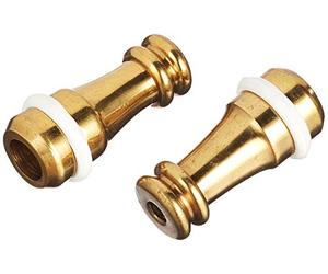 Merriway BH00748 Tira de cordón de 38 mm - latón Macizo (Paquete de 2), Dorado