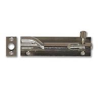 Merriway BH01406 Cerrojo de Puerta con manivela Cromado, 75 mm