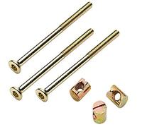 Merriway BH01772 - M6 X 60Mm Allen Headed Muebles Tornillo Y Tuerca (Paquete De 10)