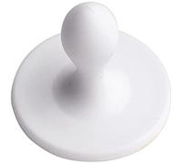 Merriway BH01937 Ganchos Autoadhesivos para Colgar en Pared, Danesa Estilo, Blanco (4 Unidades)