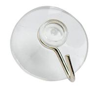 Merriway BH02006 - Gancho De La Succión De Plástico 50 Mm, Clear (Paquete De 10)
