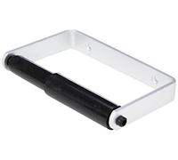 Merriway BH02038 - Wc Portarrollos Fitting Con El Rodillo Negro (Paquete De 1)