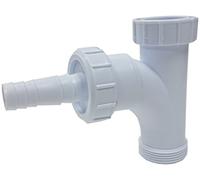 Merriway BH02092 - Compresión Residuos Trampa Adaptador 40 Mm Con Tee (Paquete De 1)
