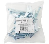 Merriway BH02227 - Ala Primavera Toggle Con Máquina Tornillo M6 X 75 Mm (Paquete De 10)