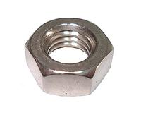 Merriway BH02529 - Acero Tuerca Hexagonal De 3/16", Galvanizado Brillante (Paquete De 25)