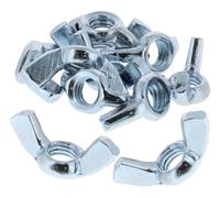 Merriway BH02780 - Tuerca De Mariposa M8, Galvanizado Brillante (Paquete De 15)