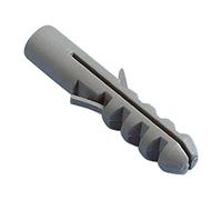 Merriway BH02851 - Nylon Sin Rebordes Heavy Duty Wallplug M14 X 70 Mm, Gris (Paquete De 10)