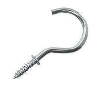 Merriway BH03140 - Copa Hook 19 Mm, Cromado (Paquete De 20)