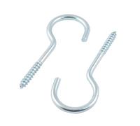 Merriway BH03142 - Descolgó Copa Hook 50 Mm, Cromado (Paquete De 10)