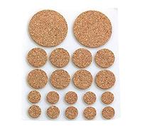 Merriway BH03579 - Corcho surtido de almohadillas protectoras por hoja (20 piezas)