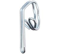 Merriway bh03703 Ganchos de cortina zinc brillante (100 unidades)