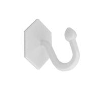 Merriway bh03774 cortina abrazaderas autoadhesivas color blanco 35 x 40 mm - (2 piezas)