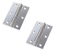 Merriway BH03801 Bisagra de Acero, Chapado en Zinc Brillante, 63 mm