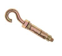 Merriway BH03969 m 6 x 56 mm perno de gancho con escudo (2 piezas) anclaje