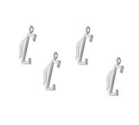 Merriway BH03996 Deslizador Cortina Extra Cenefa Lux, Blanco, pack de 30, Set Piezas