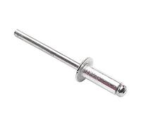 Merriway BH04091 Remache de acero, 4 x 10 mm, paquete de 100 piezas