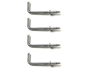 Merriway bh04450 cromado cuadrado Shouldered Dresser Ganchos, 19 mm (3/4 pulgada)-Pack de 24
