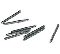 Merriway BH04481 Tornillo de Taco de Madera a Metal, M4 x 38mm, Set de 10 Piezas