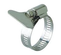 Merriway BH04757 Clip de Manguera para Tornillo de Pulgar 13-20 mm, Plata