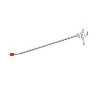 Merriway bh04842 único Pegboard Ganchos 100 mm, anillas galvanizadas para ajustarse a 19 mm - tablero, Juego de 6 piezas