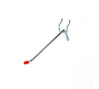 Merriway bh04849 único Pegboard Ganchos Galvanizado 150 Mm Para ajustarse a 19 mm - tablero, Set de 120 piezas