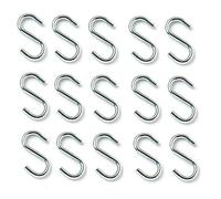 Merriway bh04903 gancho en forma de S, acero galvanizado 25 mm, 2,4 mm, calibre, Set de 50 piezas
