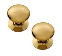 Merriway bh04910 Victorian armario pomo para puerta de armario (latón, 32 mm, juego de 2 piezas